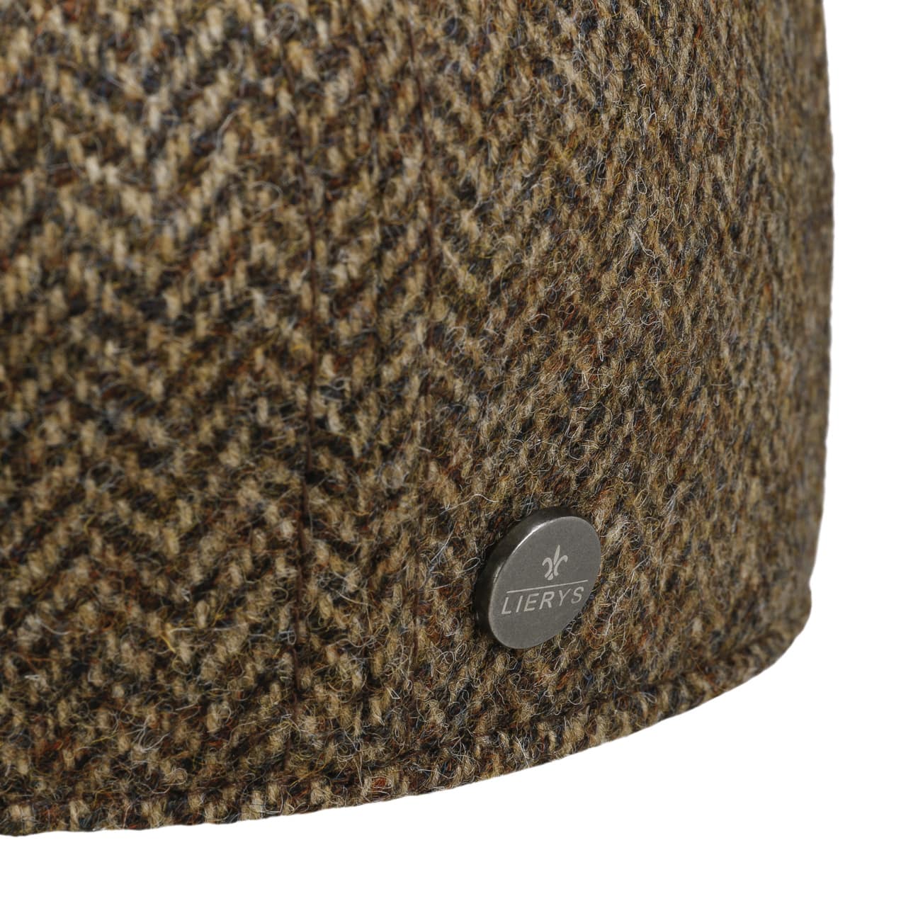 Carlsen Wool Herringbone Flat Cap by Lierys - JJ Hat Center ®