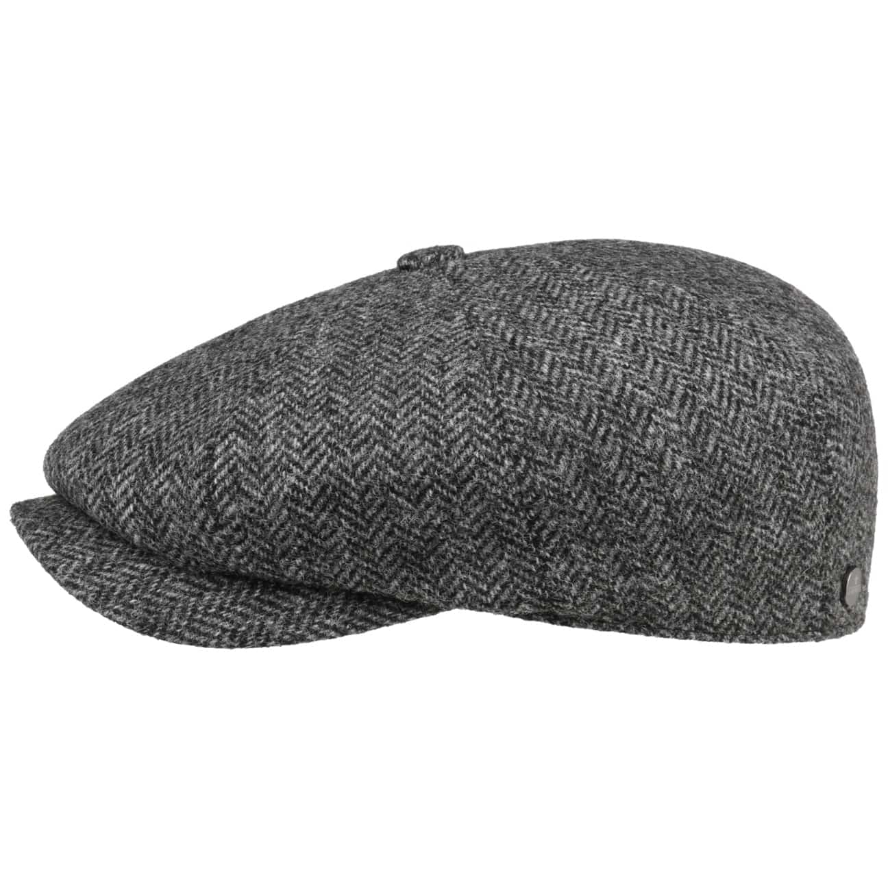 Carlsen Wool Herringbone Flat Cap - JJ Hat Center ®