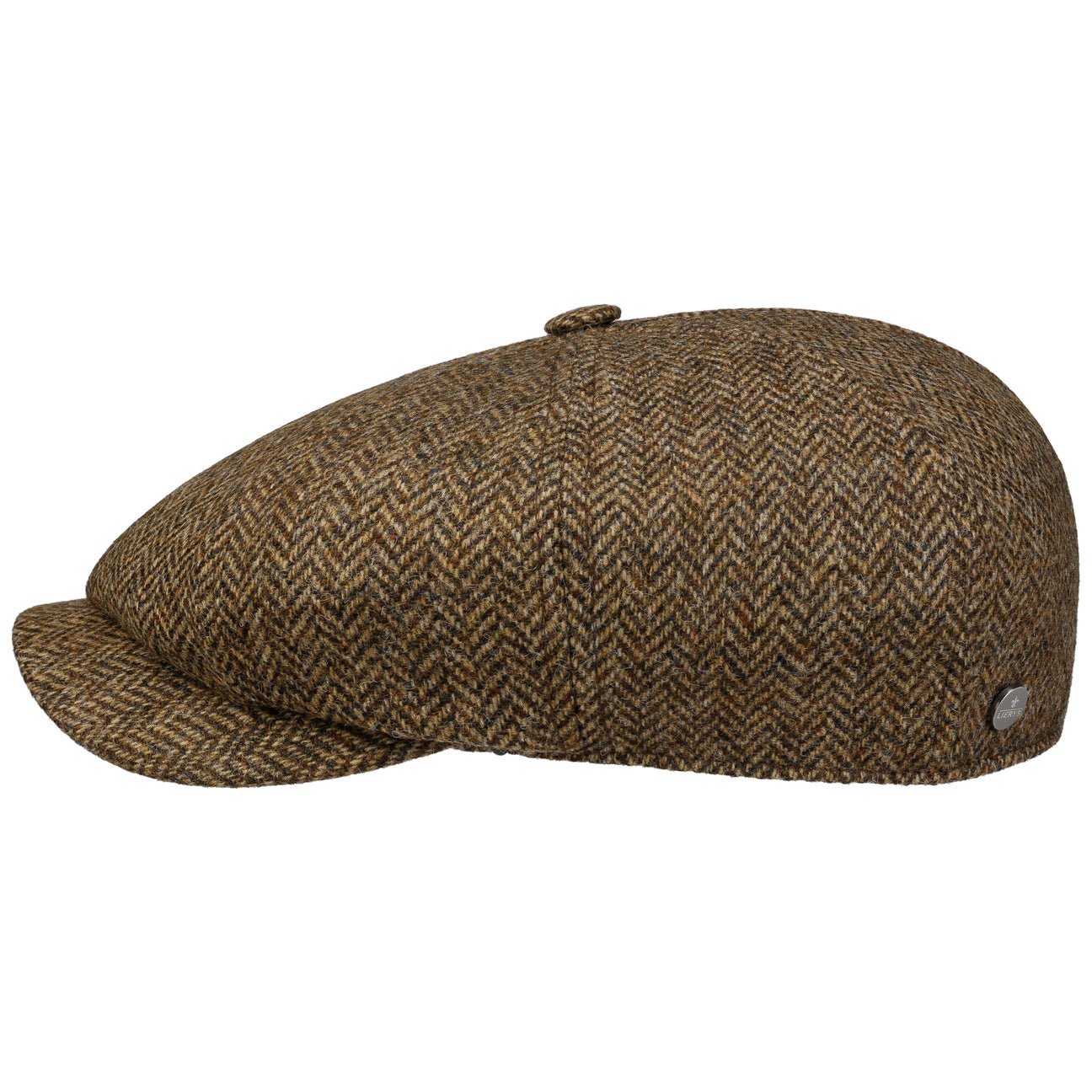 Carlsen Wool Herringbone Flat Cap - JJ Hat Center ®
