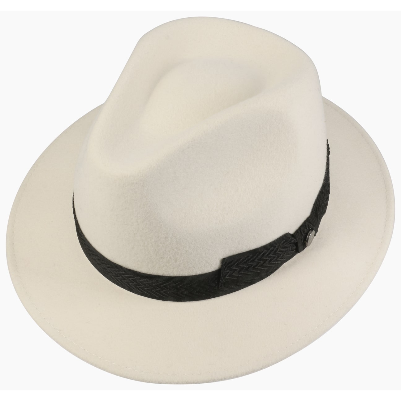 White Patterson Traveller Wool Hat - JJ Hat Center ®