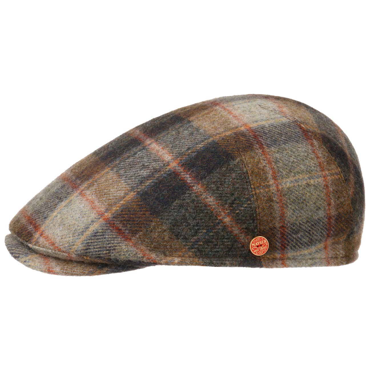 Sidney Plus British Lambswool Flat Cap by Mayser - JJ Hat Center ®