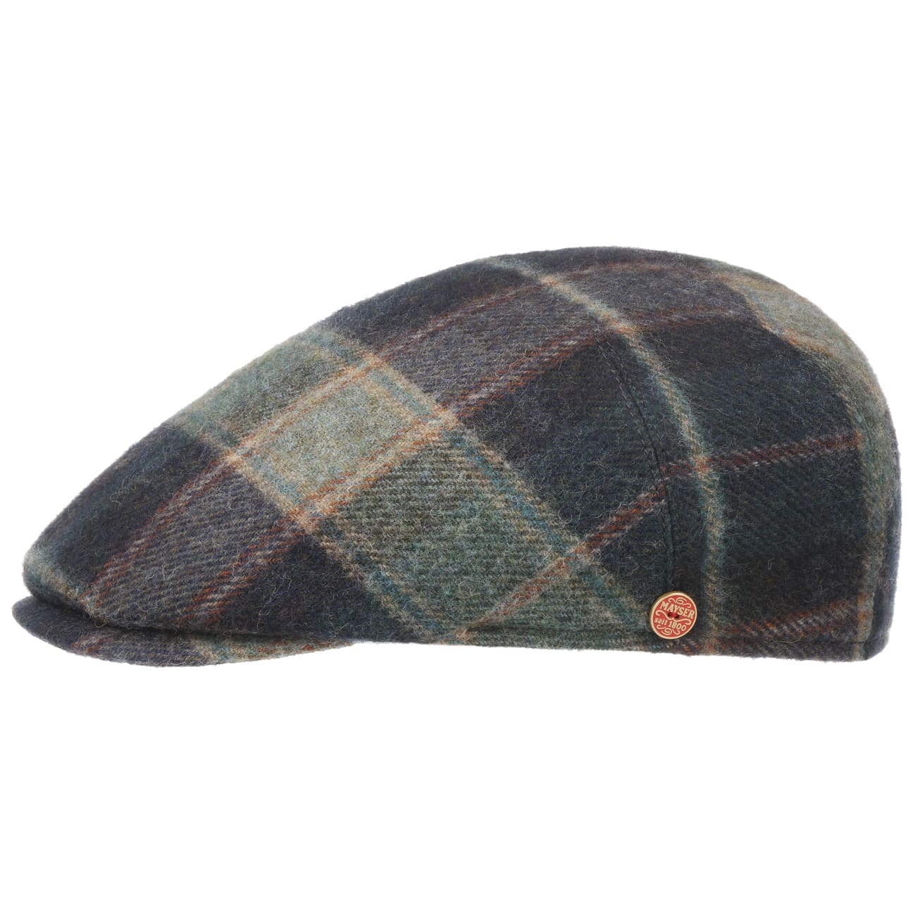 Sidney Plus British Lambswool Flat Cap by Mayser - JJ Hat Center ®