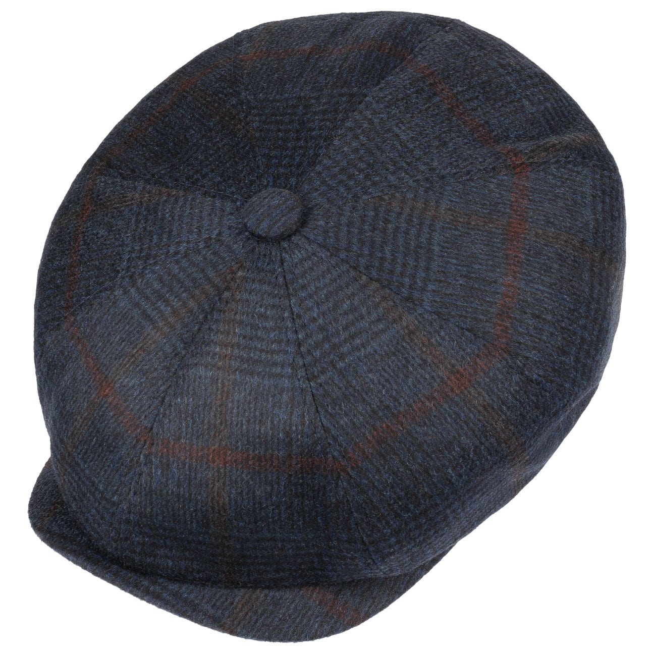 Hatteras Cashmere Check Newsboy by Stetson - JJ Hat Center ®