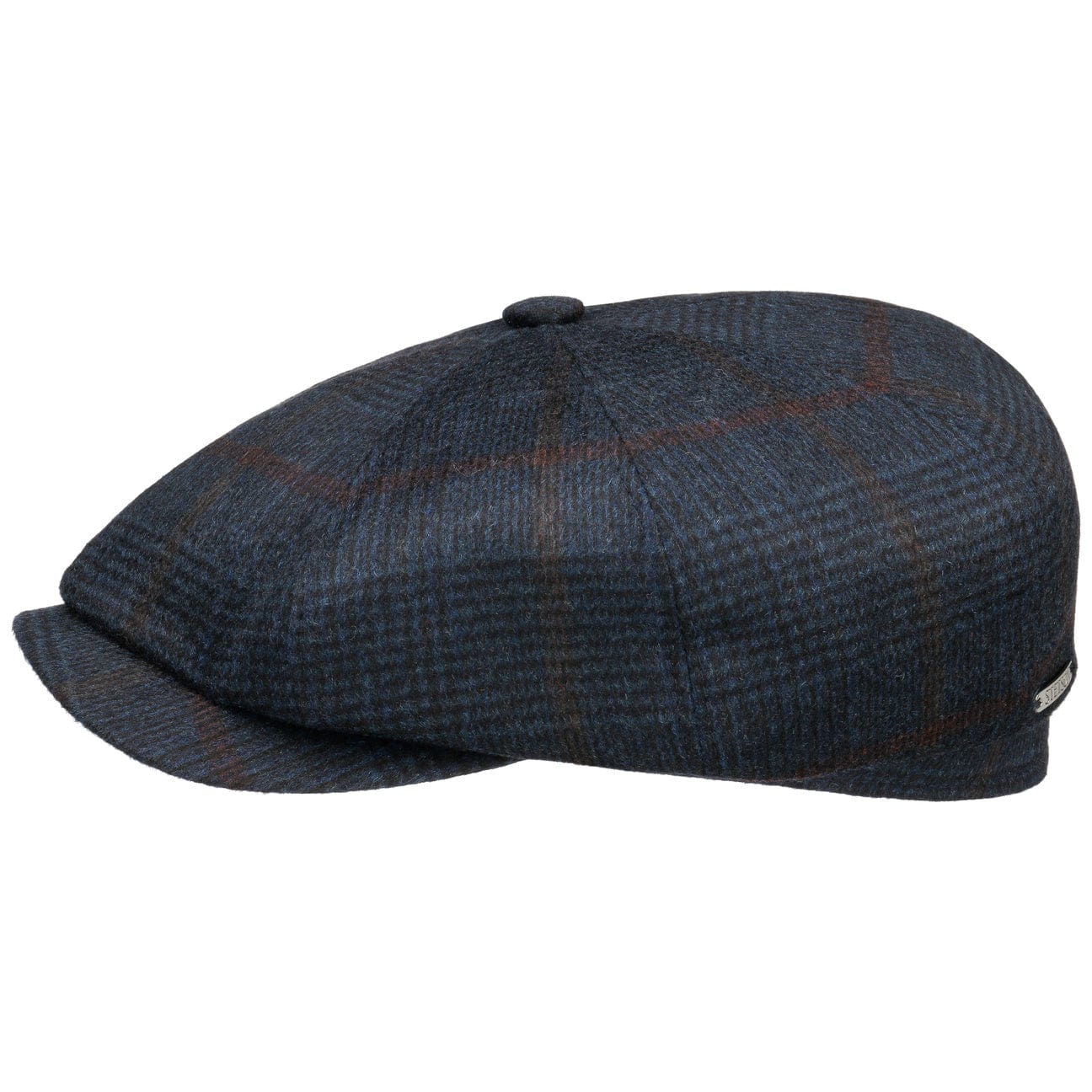 Hatteras Cashmere Check Newsboy by Stetson - JJ Hat Center ®