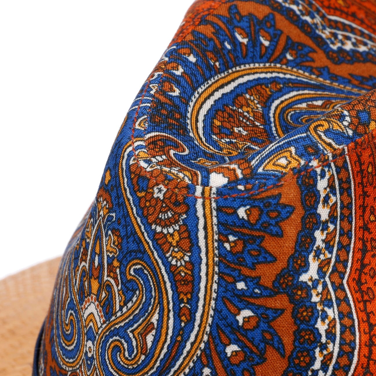 Paisley Crown Panama Hat by Alfonso D'Este - JJ Hat Center ®