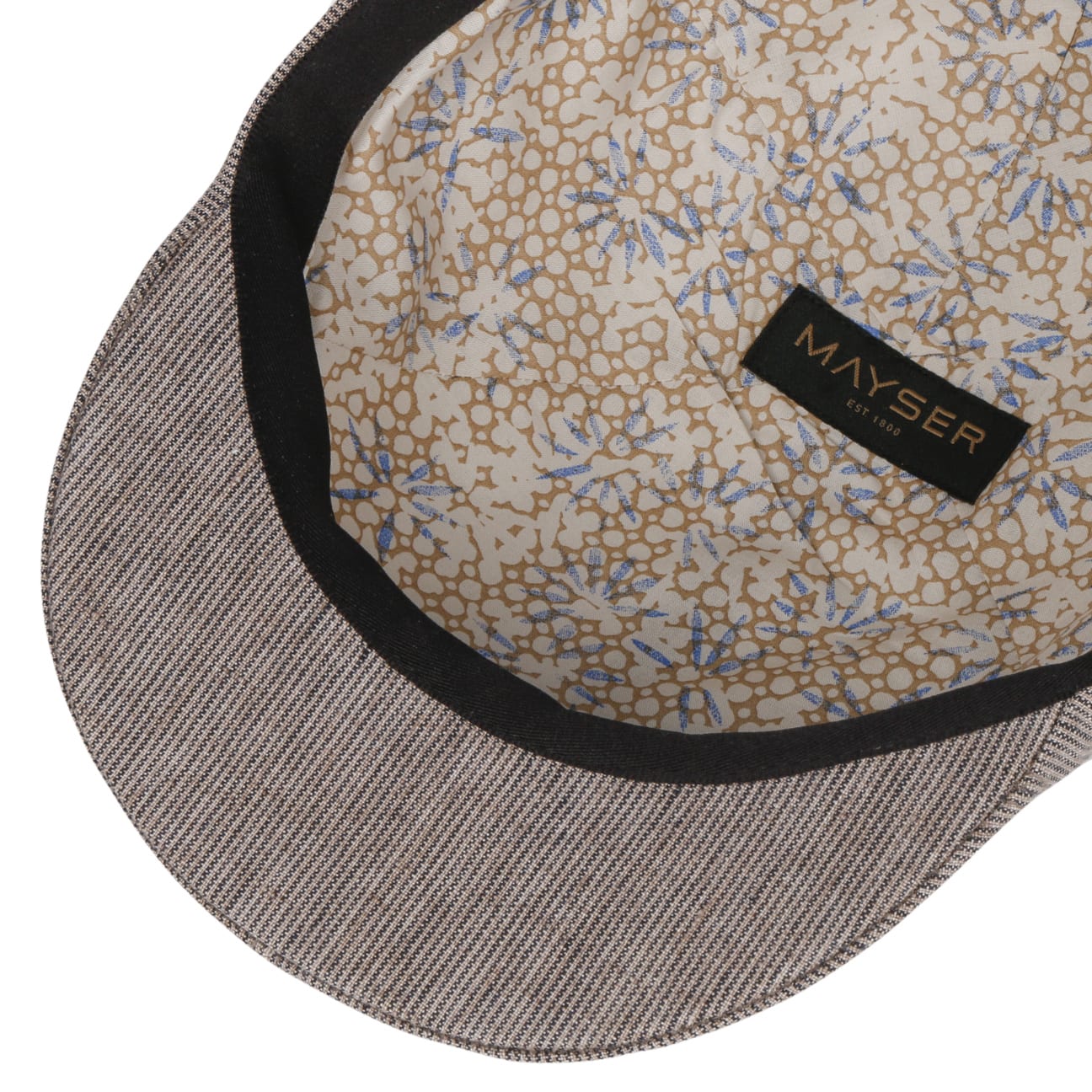 Paddy Stripes Flat Cap by Mayser - JJ Hat Center ®