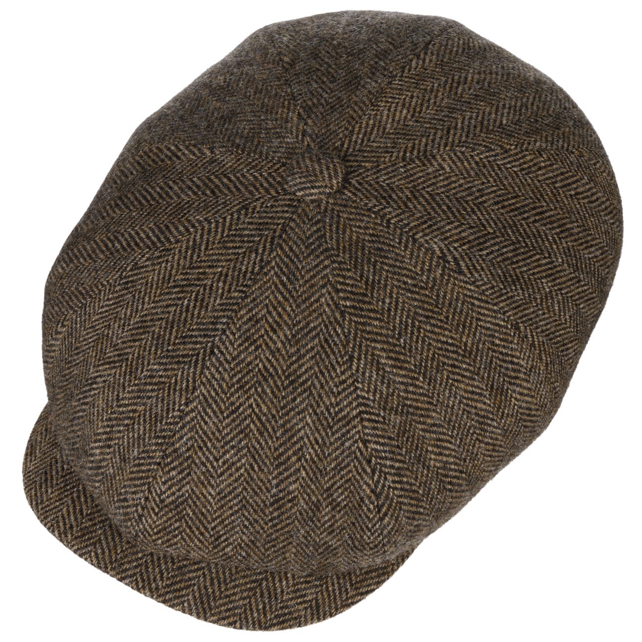 Hatteras Classic Herringbone Ear Flaps Newsboy Cap by Stetson - JJ Hat Center ®