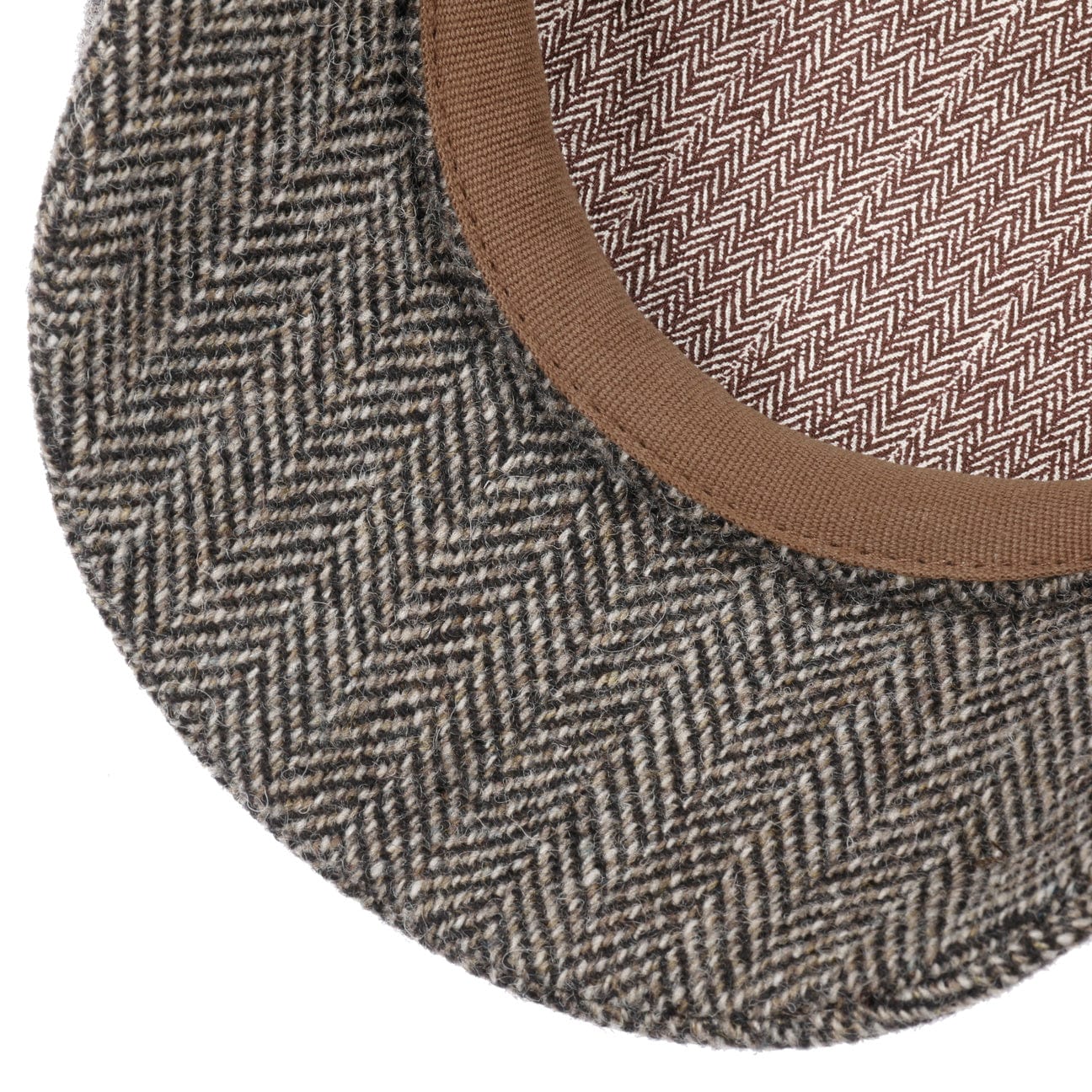 Hatteras Classic Herringbone Ear Flaps Newsboy Cap by Stetson - JJ Hat Center ®