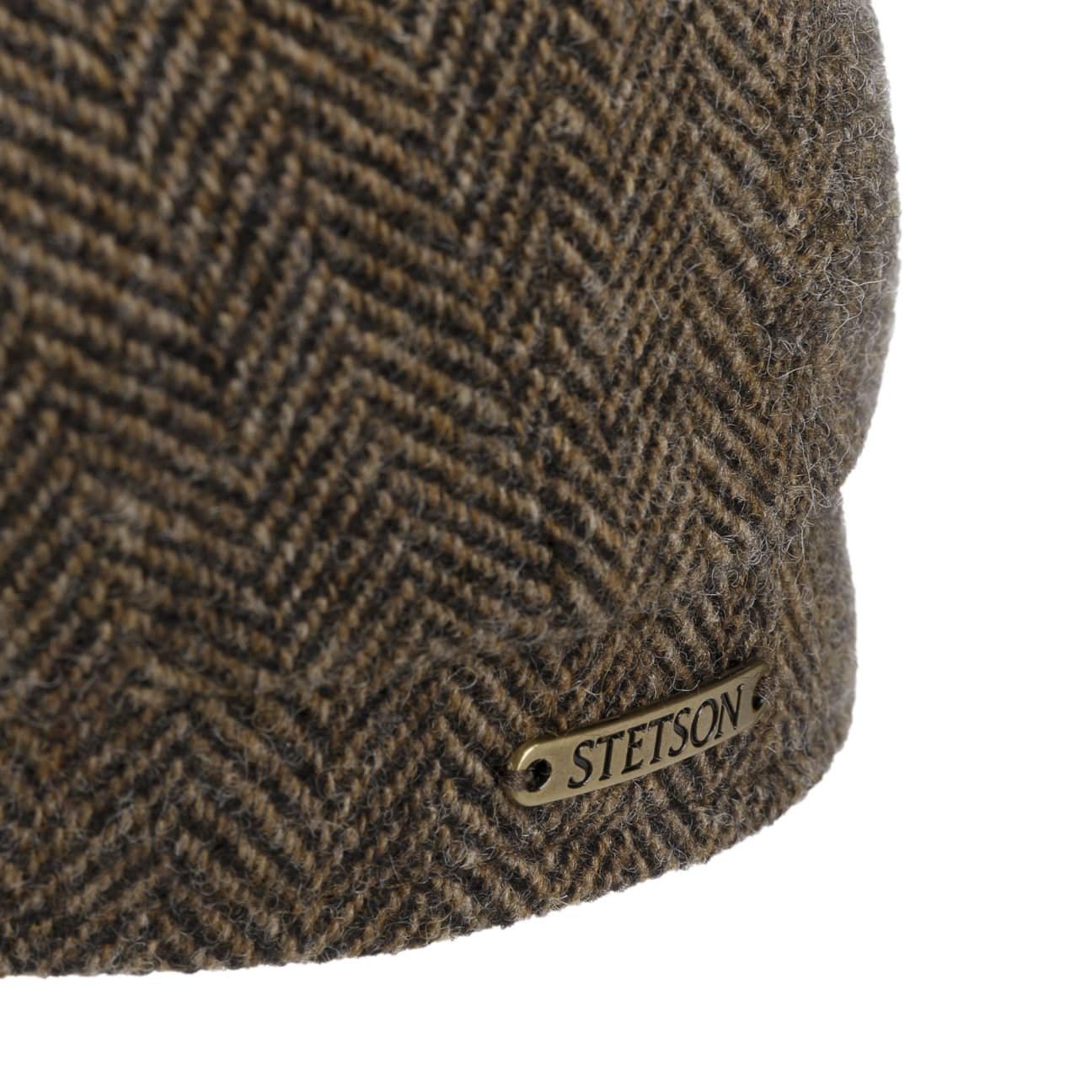 Hatteras Classic Herringbone Ear Flaps Newsboy Cap by Stetson - JJ Hat Center ®