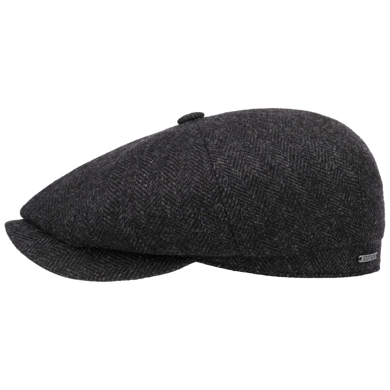Hatteras Classic Herringbone Ear Flaps Newsboy Cap by Stetson - JJ Hat Center ®