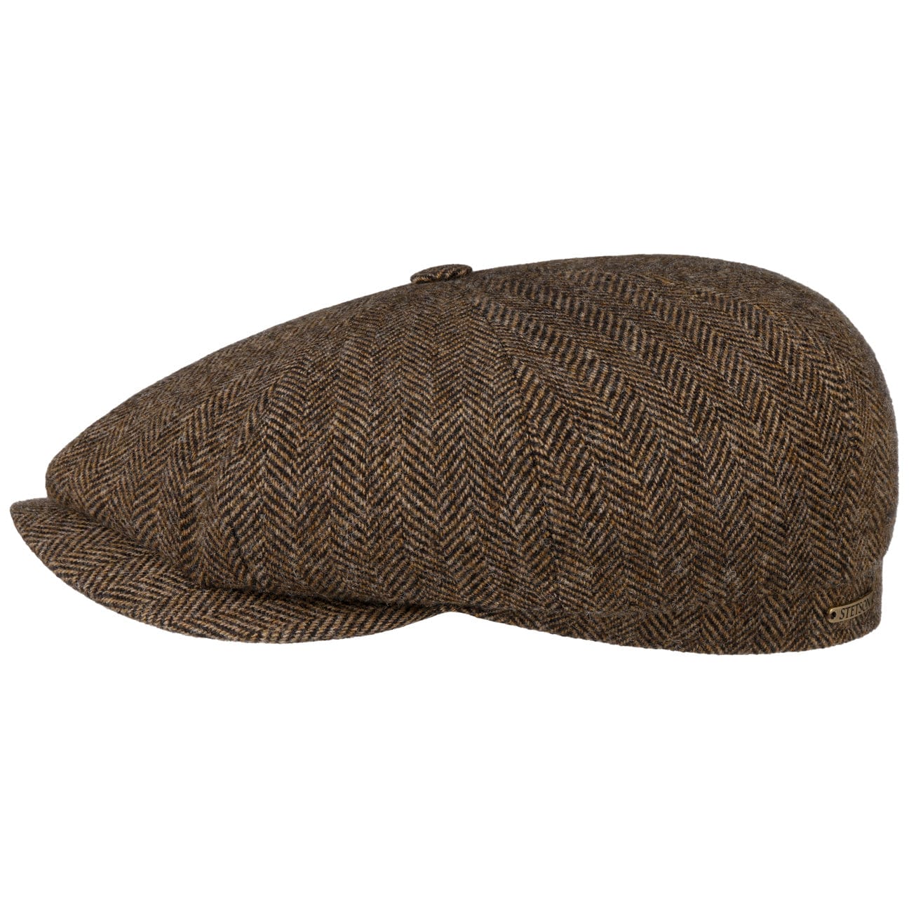 Hatteras Classic Herringbone Ear Flaps Newsboy Cap by Stetson - JJ Hat Center ®