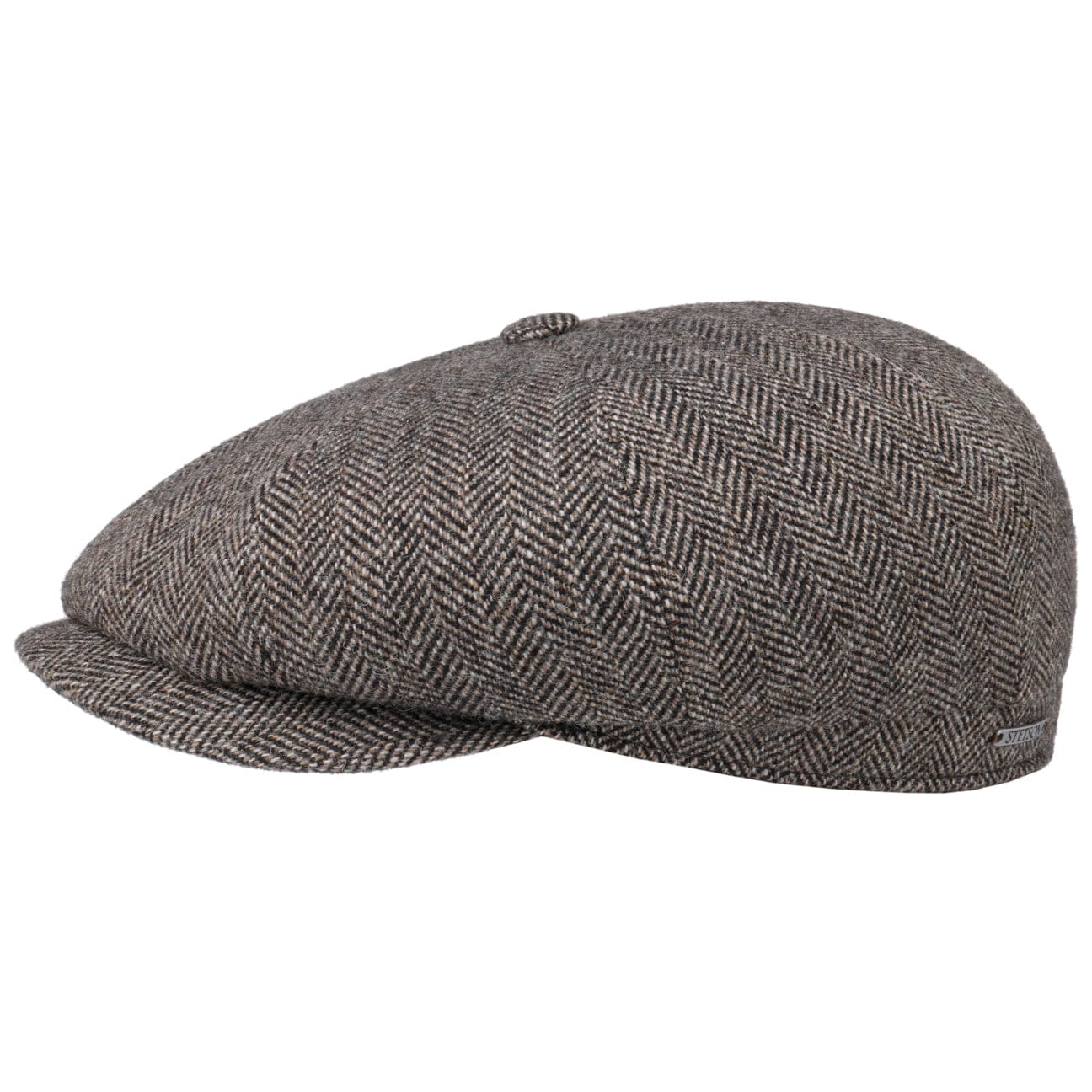 Hatteras Classic Herringbone Ear Flaps Newsboy Cap by Stetson - JJ Hat Center ®