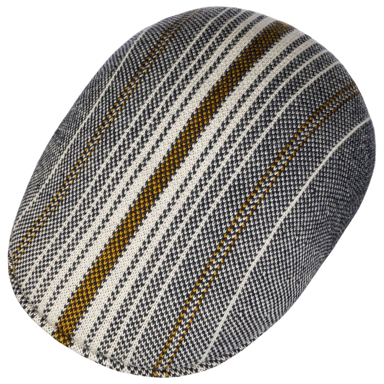 Birds Eye Stripe Flat Cap by Kangol - JJ Hat Center ®