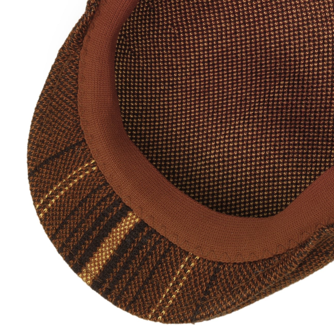 Birds Eye Stripe Flat Cap by Kangol - JJ Hat Center ®