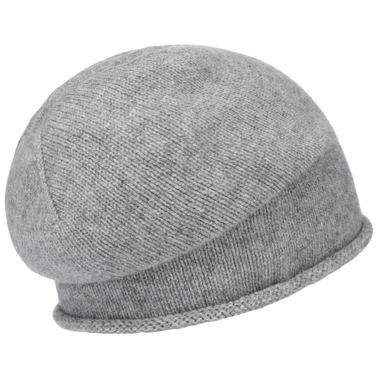 Cashmere Pull on Hat with Rolled Edge - JJ Hat Center ®