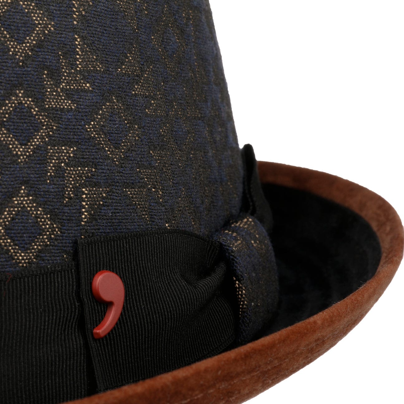 Daluno Pork Pie Cloth Hat by Alfonso D'Este - JJ Hat Center ®