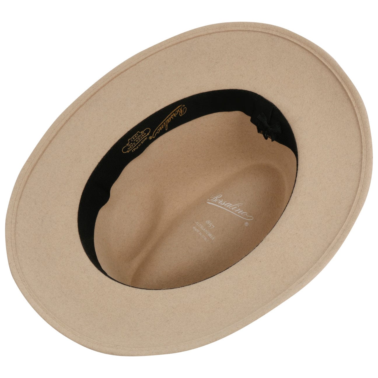Alessandria Creme Fur Felt Hat by Borsalino - JJ Hat Center ®