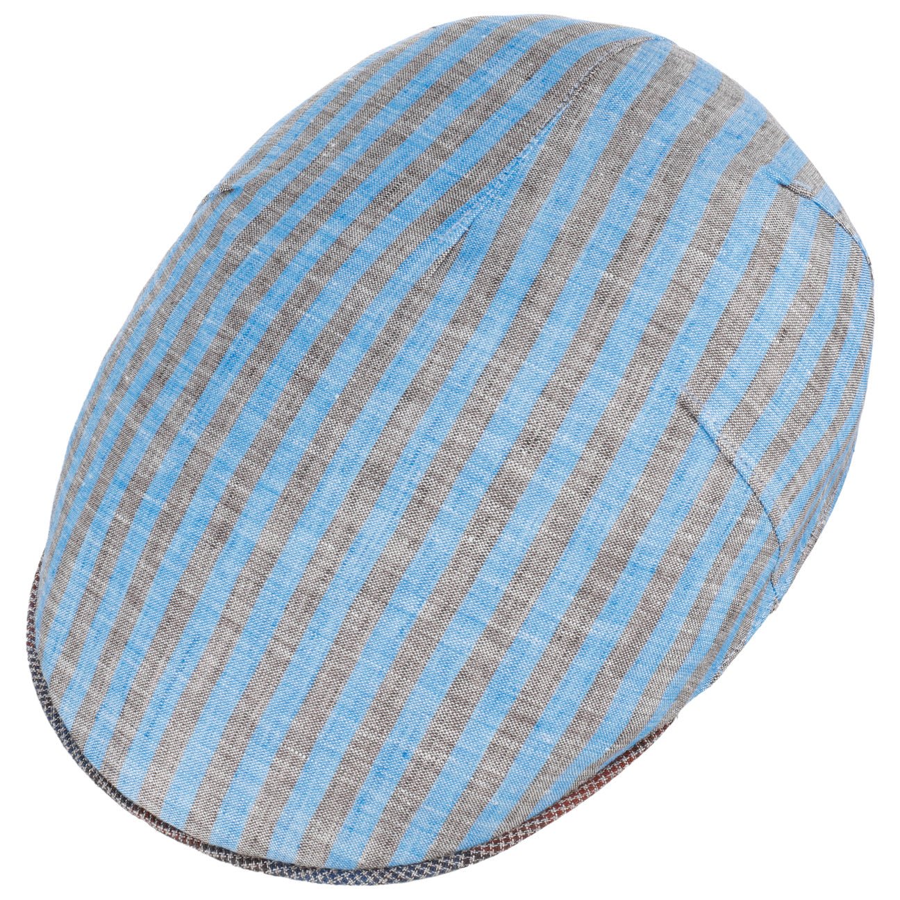 Twotone Stripes Flat Cap - JJ Hat Center ®