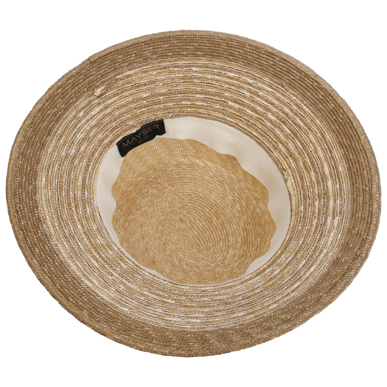 Clea Twotone Straw Hat by Mayser - JJ Hat Center ®