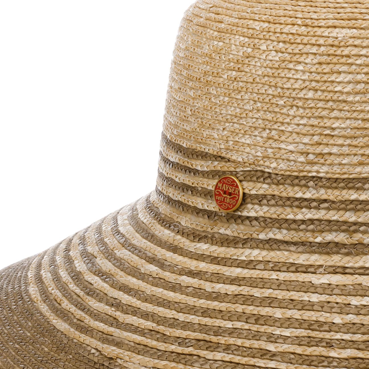 Clea Twotone Straw Hat by Mayser - JJ Hat Center ®