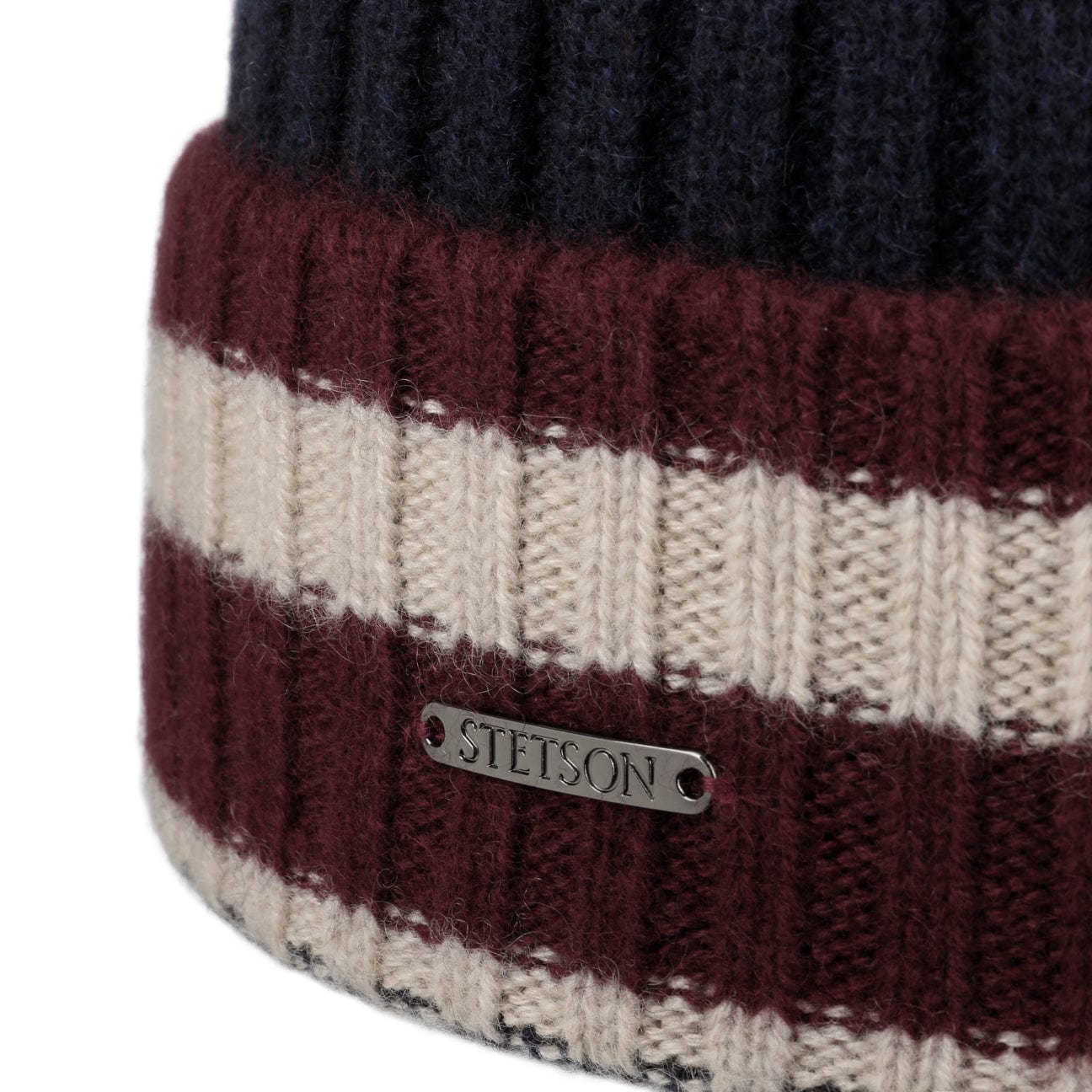 Valcott Cuff Cashmere Beanie Hat by Stetson - JJ Hat Center ®