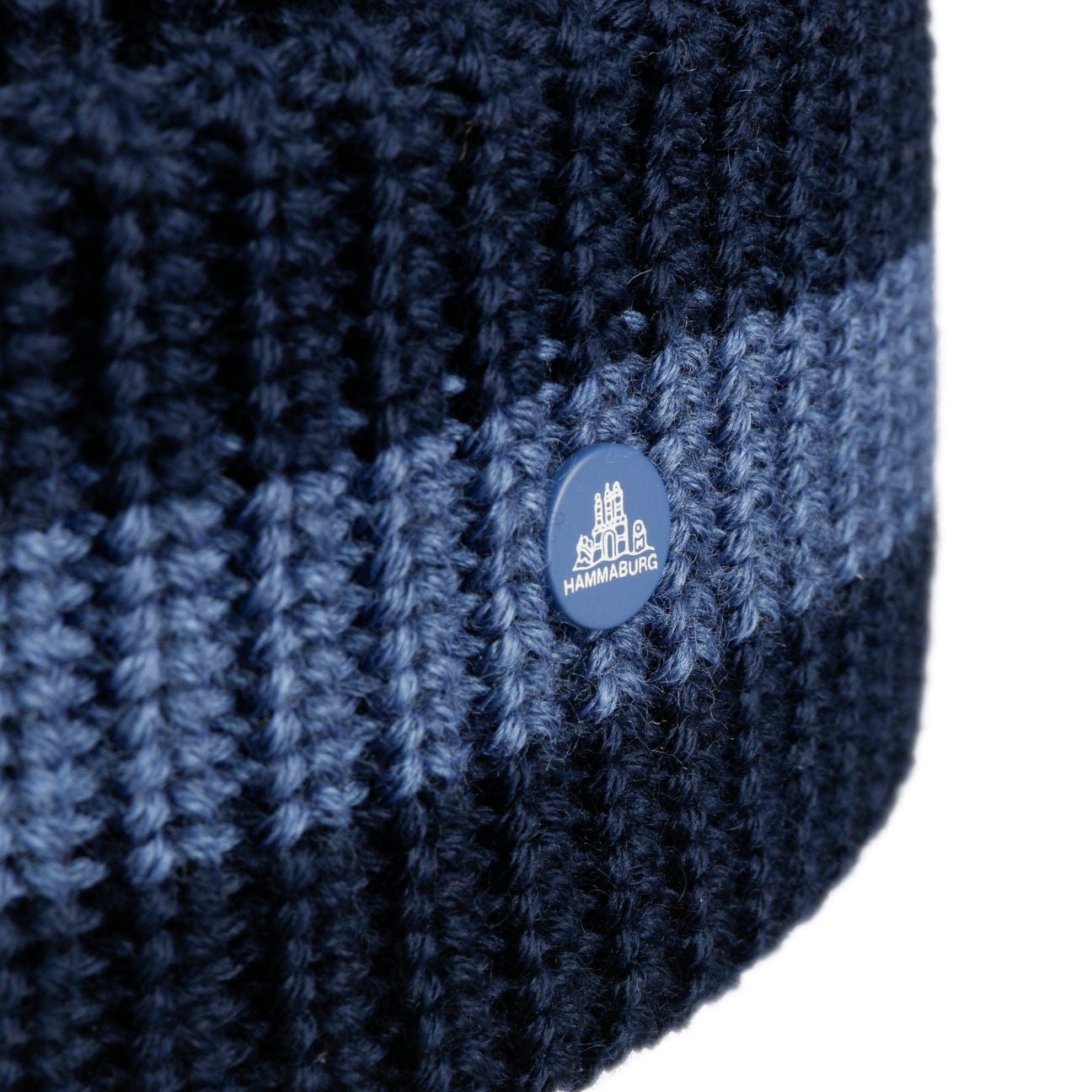 Twotone Stripes Beanie Hat by Hammaburg - JJ Hat Center ®