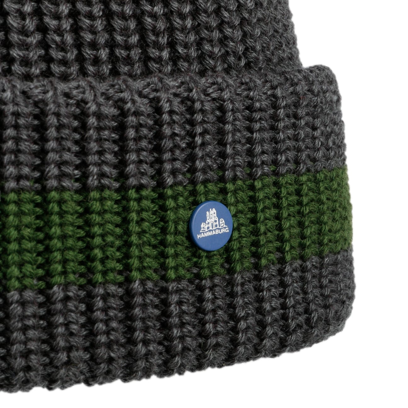 Twotone Stripes Beanie Hat by Hammaburg - JJ Hat Center ®