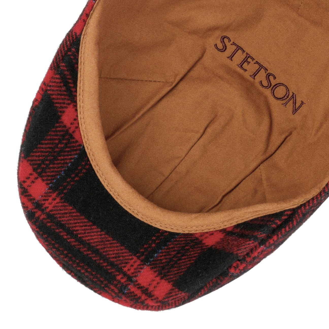 Texas Shadow Plaid Flat Cap by Stetson - JJ Hat Center ®