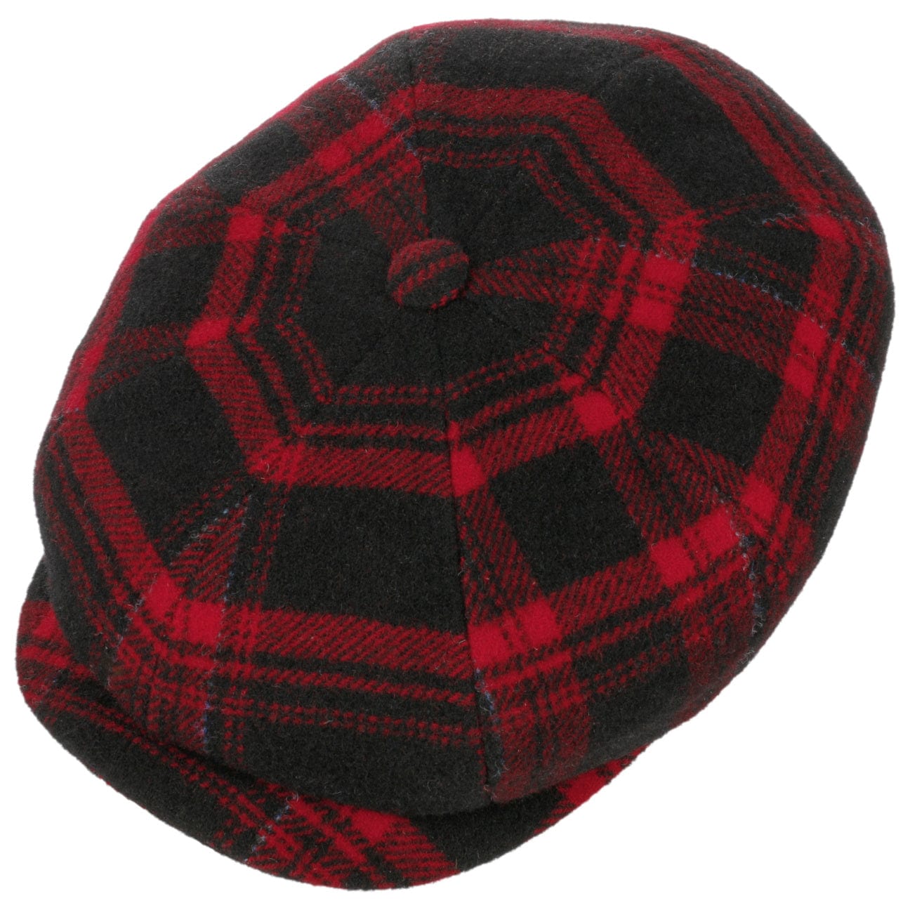 Hatteras Shadow Plaid Flat Cap by Stetson - JJ Hat Center ®