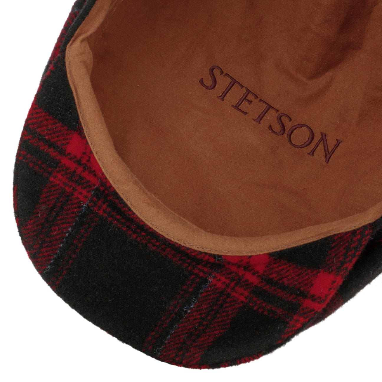 Hatteras Shadow Plaid Flat Cap by Stetson - JJ Hat Center ®