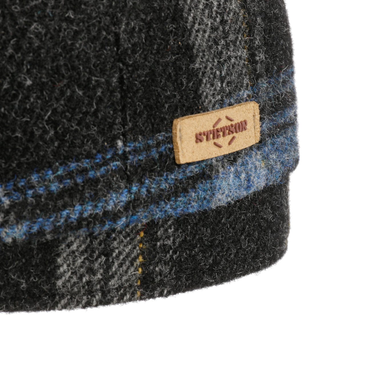 Hatteras Shadow Plaid Flat Cap by Stetson - JJ Hat Center ®
