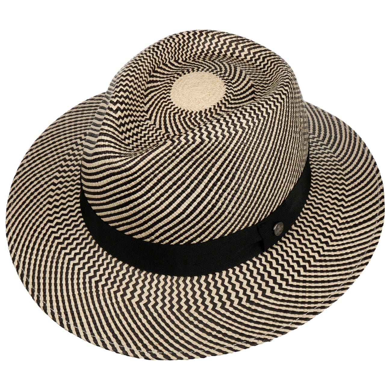 Twotone Stripes Traveller Panama Hat by Lierys - JJ Hat Center ®