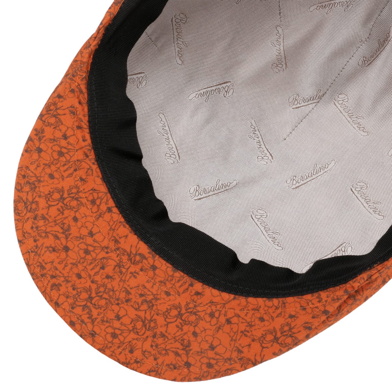 Flower Cotton Flat Cap by Borsalino - JJ Hat Center ®