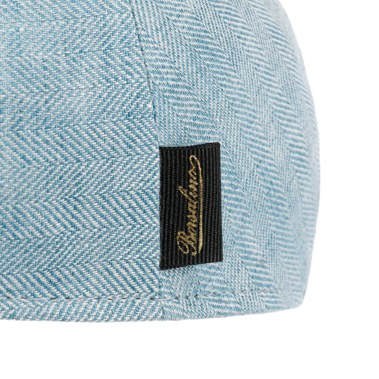 Herringbone Linen Flat Cap by Borsalino - JJ Hat Center ®
