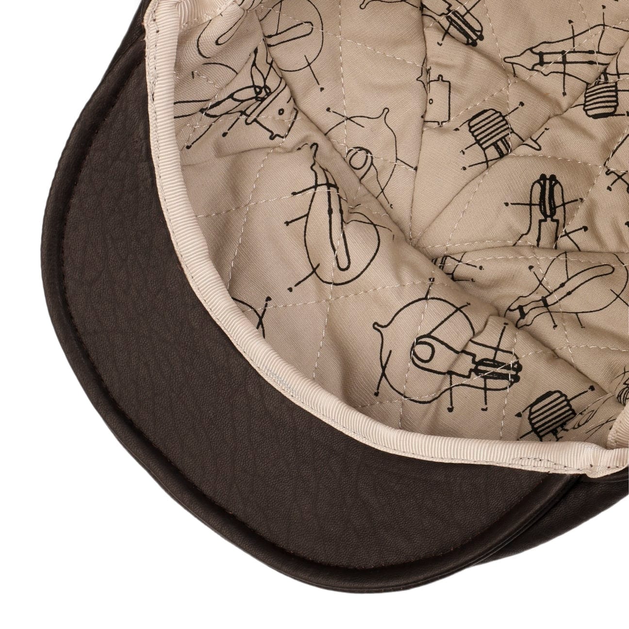 Langham Leather Flat Cap by Bailey 1922 - JJ Hat Center ®