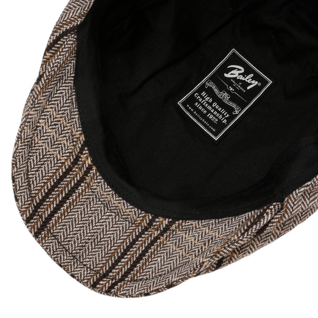 Byram Check Flat Cap by Bailey 1922 - JJ Hat Center ®