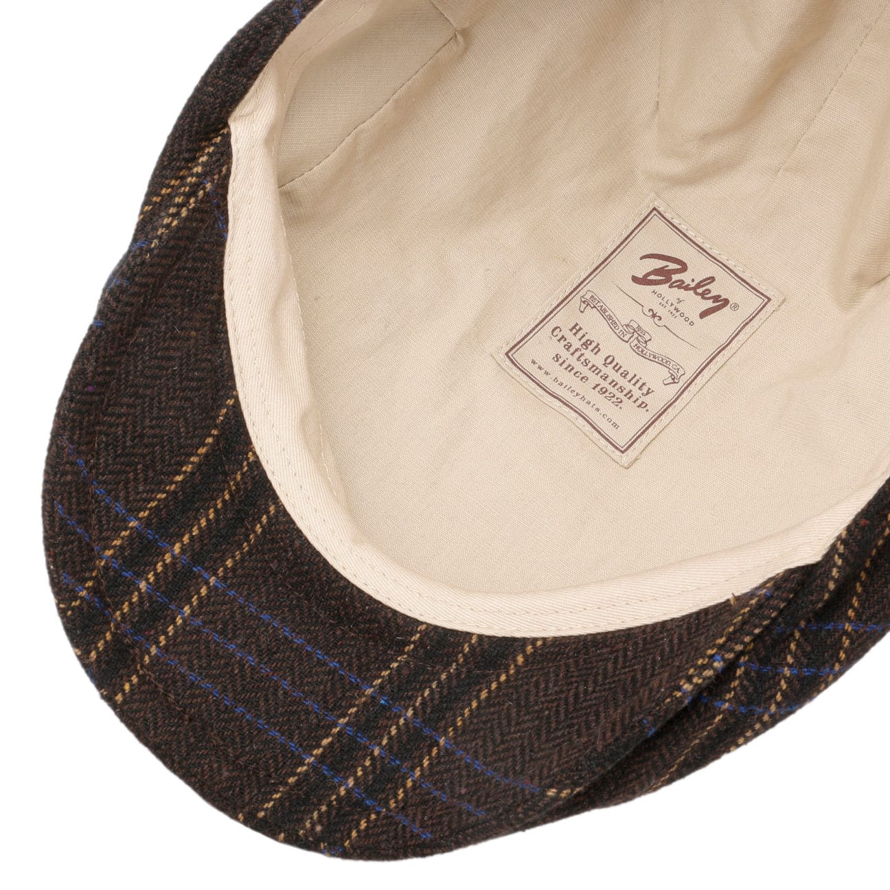 Byram Check Flat Cap by Bailey 1922 - JJ Hat Center ®