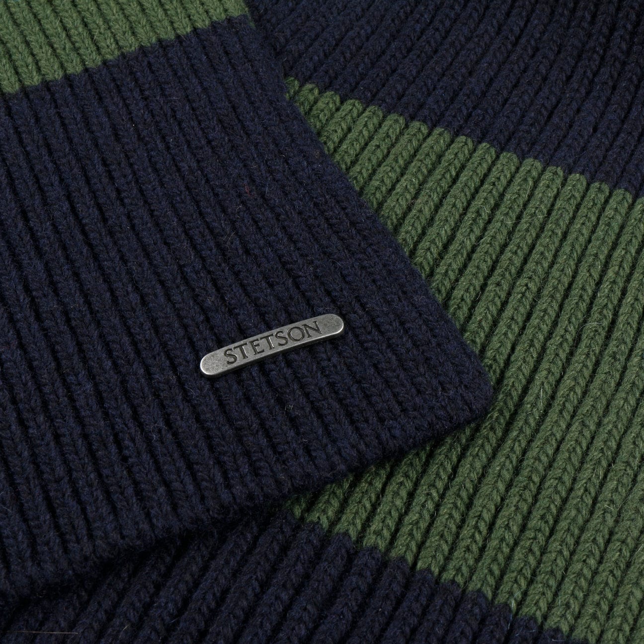 Twotone Stripes Wool Scarf by Stetson - JJ Hat Center ®