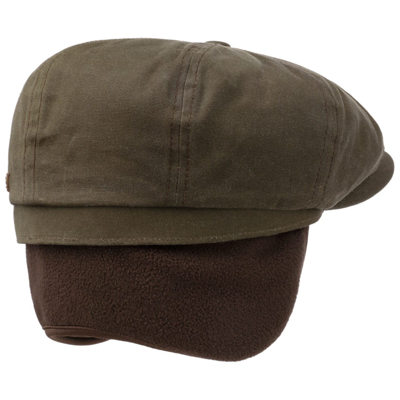 Hatteras Wax Flat Cap with Ear Flaps by Stetson - JJ Hat Center ®