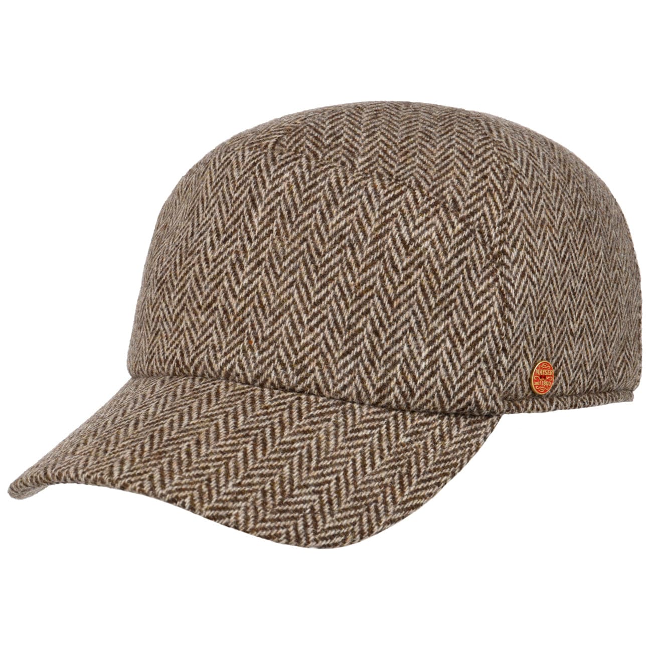 Herringbone Cap with Ear Flaps by Mayser - JJ Hat Center ®