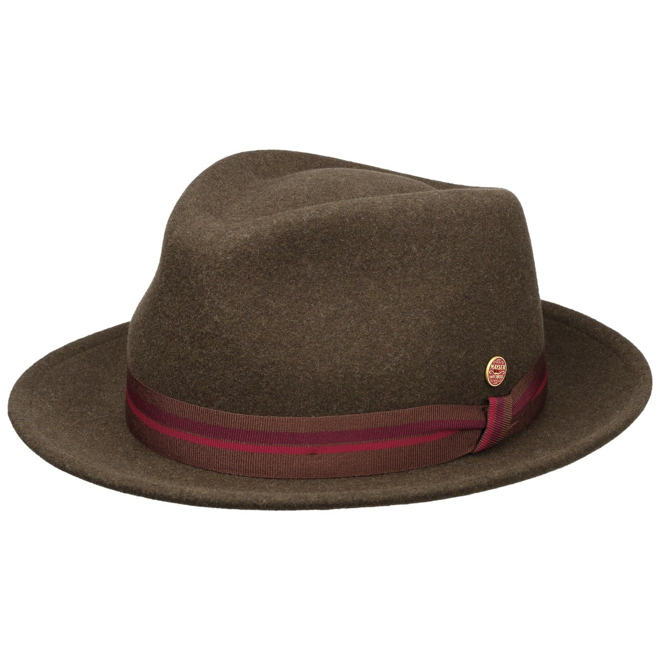 Maleo Stripes Trilby Wool Hat by Mayser - JJ Hat Center ®