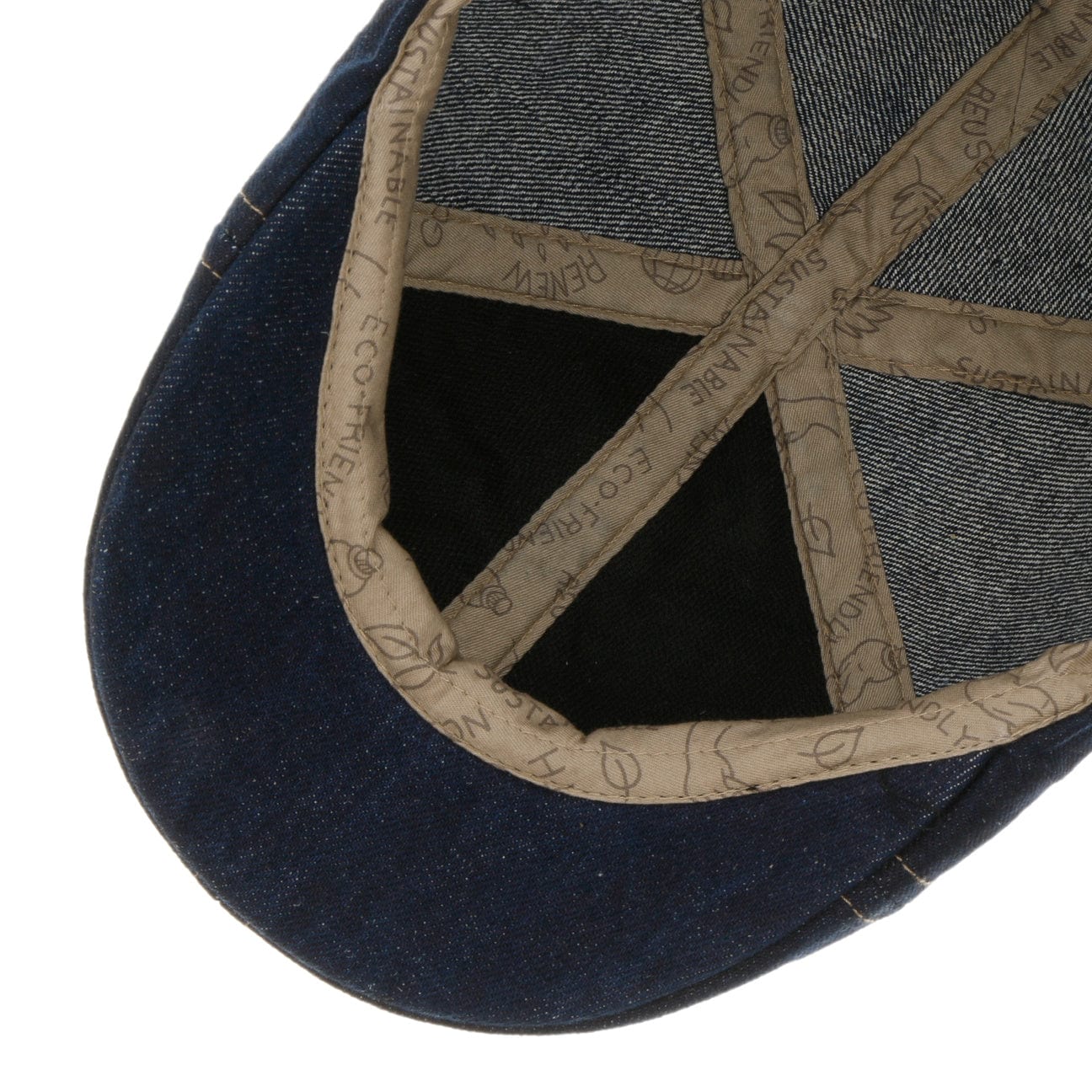Texas Sustainable Denim Flat Cap by Stetson - JJ Hat Center ®