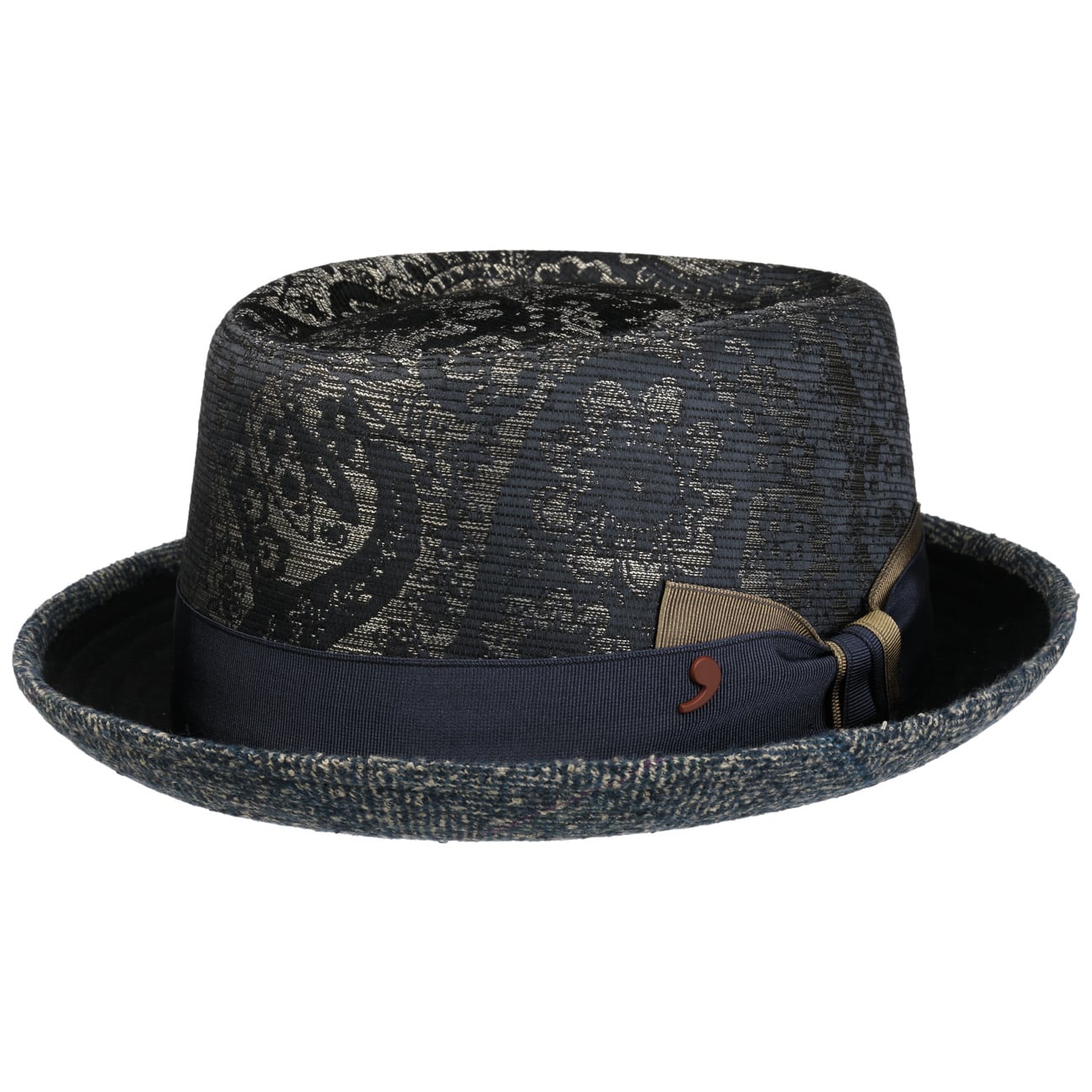 Paisley Pork Pie Cloth Hat