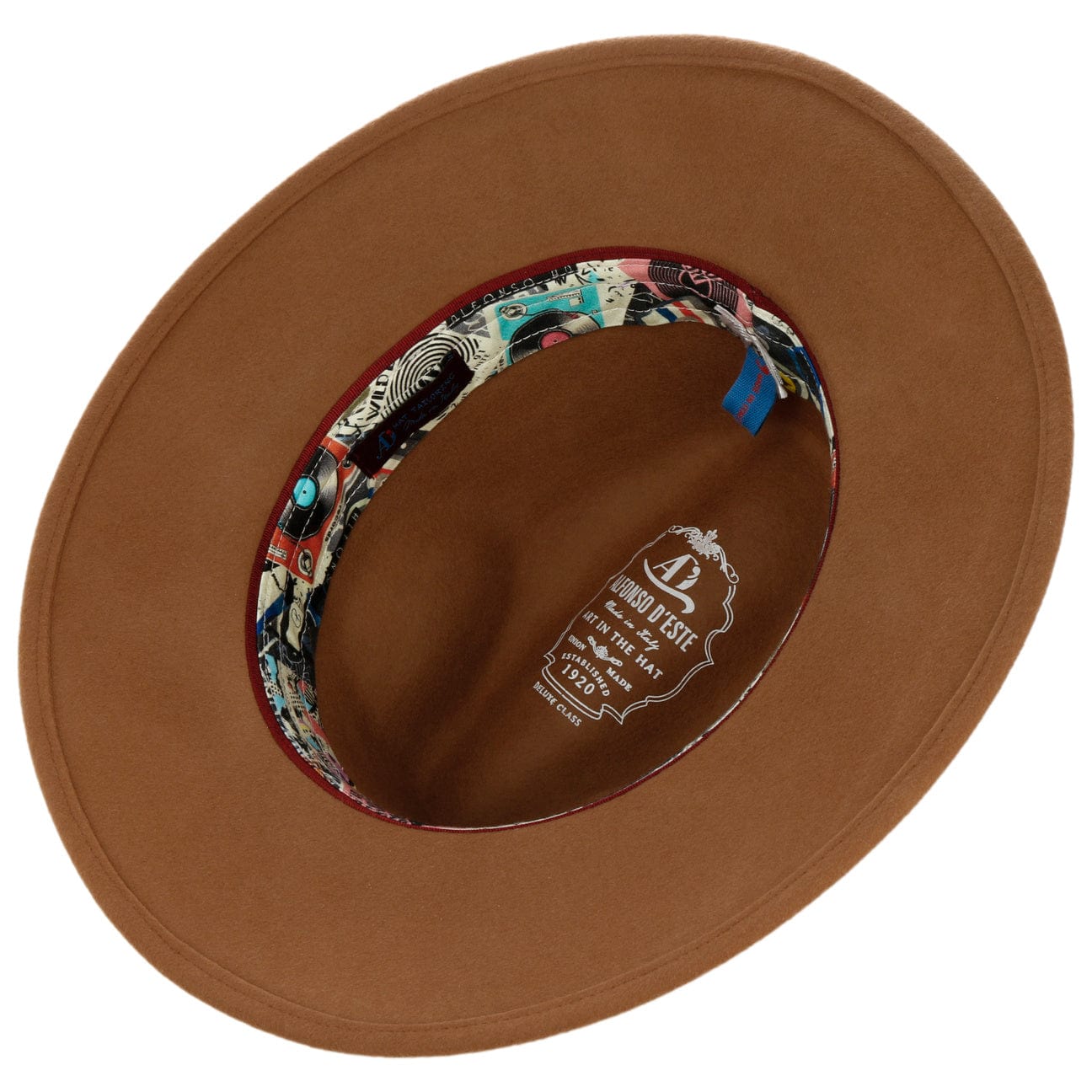 Paisley Crown Wool Hat by Alfonso D'Este - JJ Hat Center ®