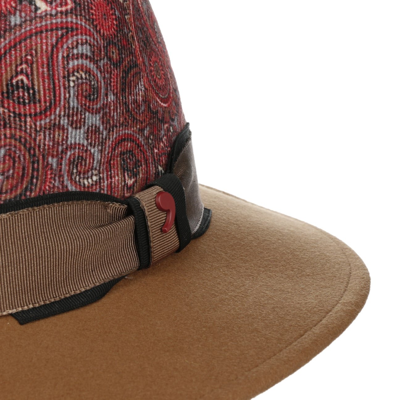 Paisley Crown Wool Hat by Alfonso D'Este - JJ Hat Center ®