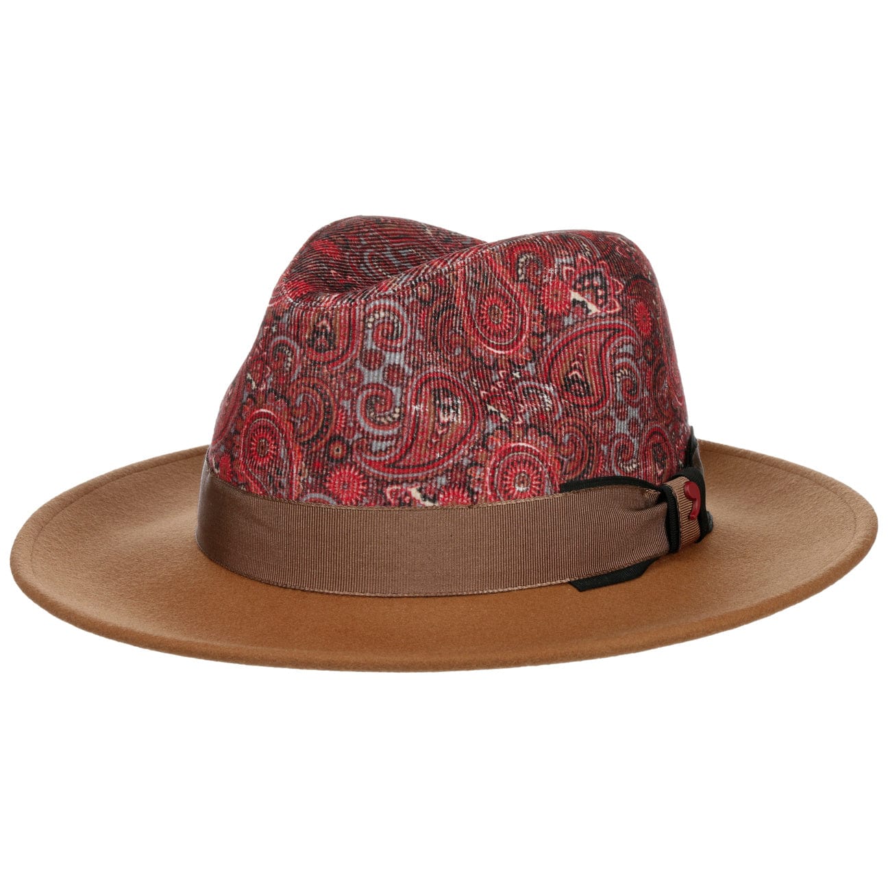 Paisley Crown Wool Hat by Alfonso D'Este - JJ Hat Center ®