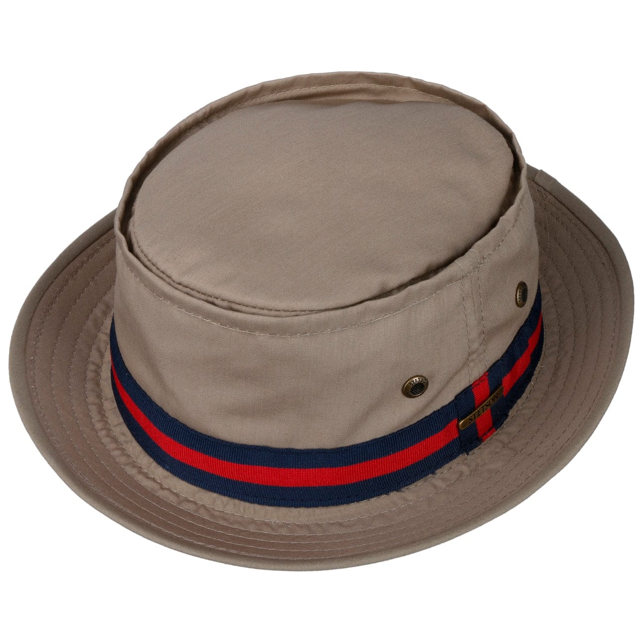 Classic Band Pork Pie Cloth Hat by Stetson - JJ Hat Center ®