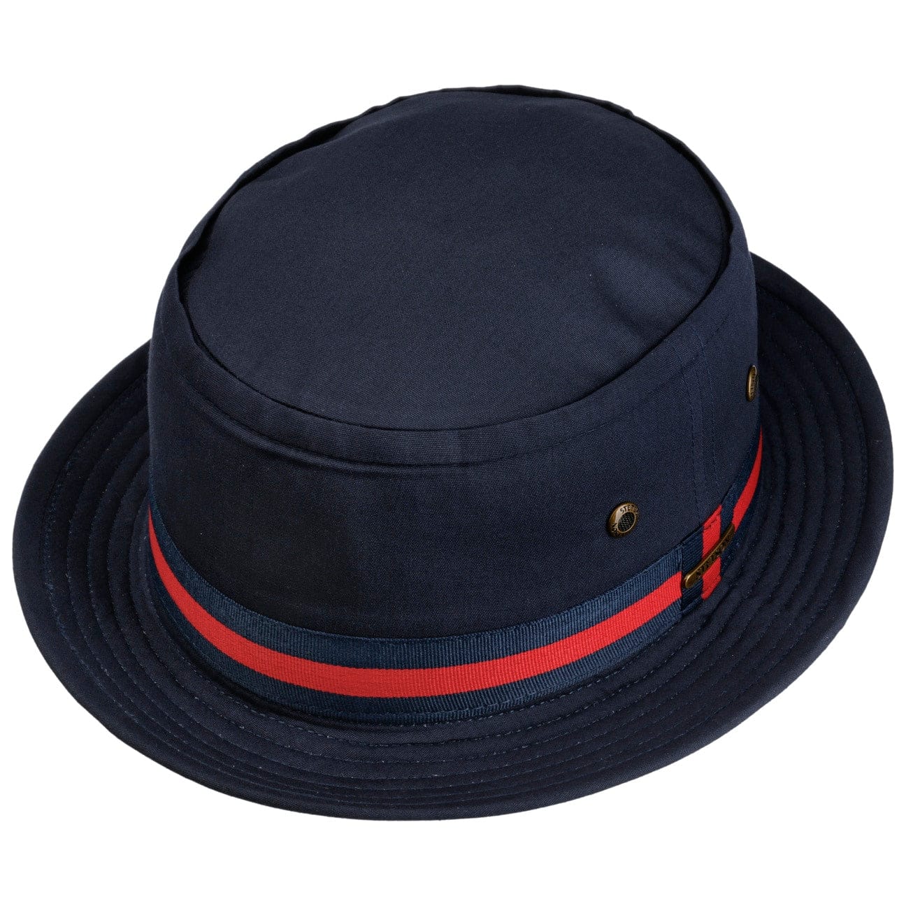 Classic Band Pork Pie Cloth Hat by Stetson - JJ Hat Center ®