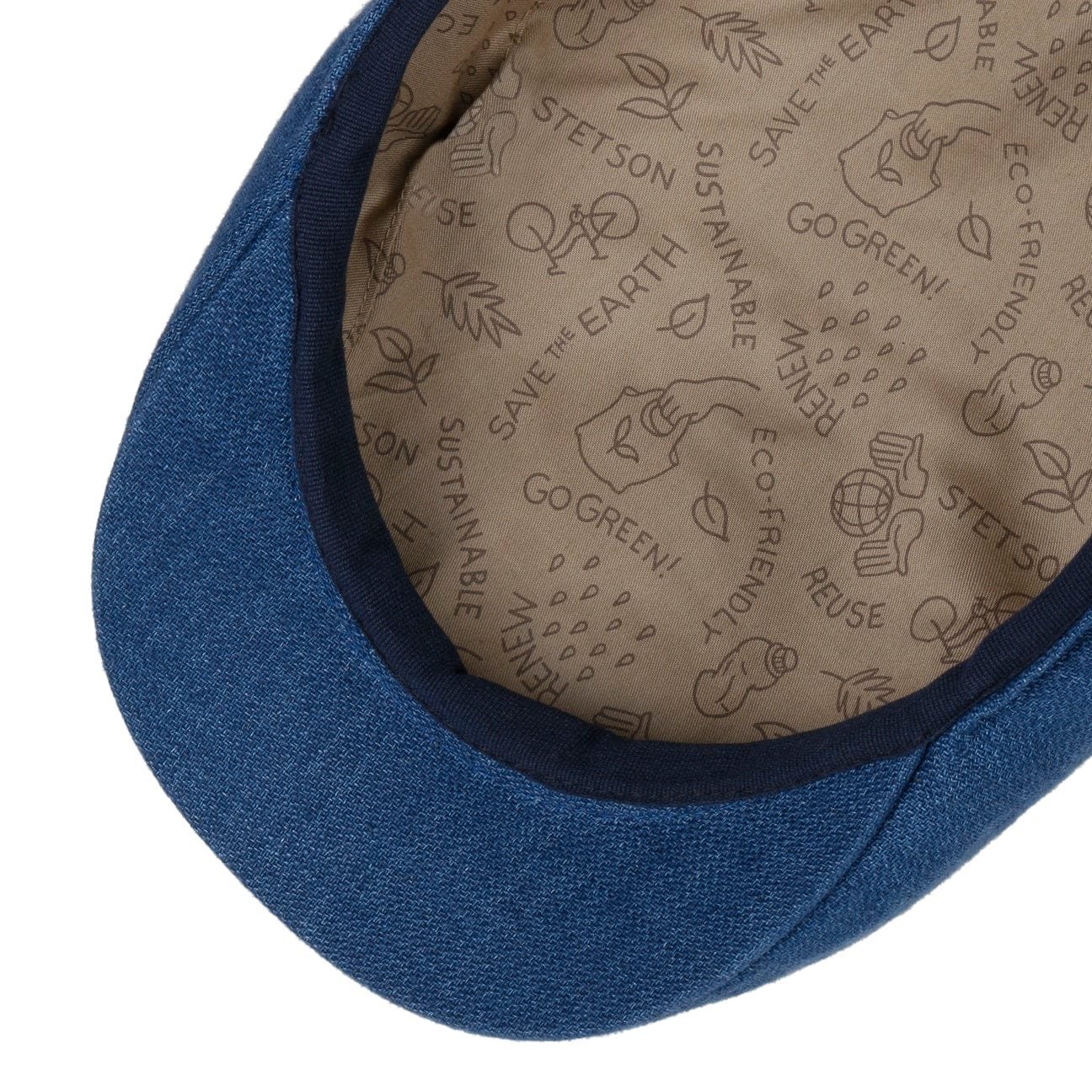 Uni Sustainable Linen Flat Cap by Stetson - JJ Hat Center ®