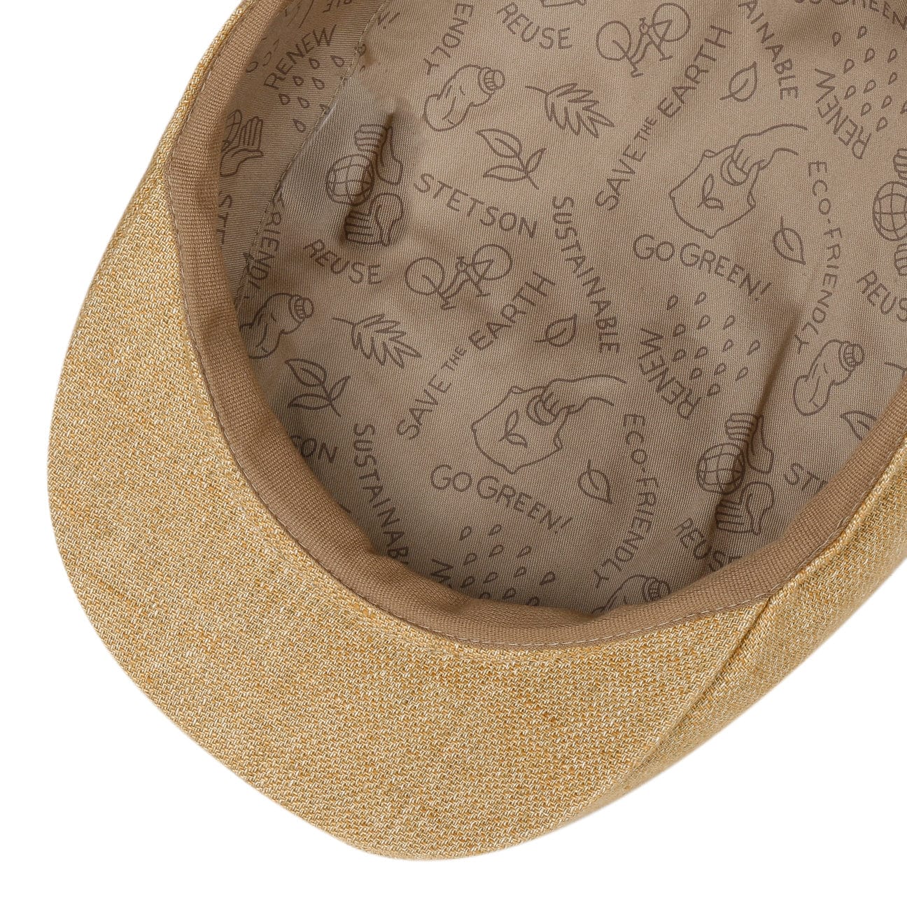 Uni Sustainable Linen Flat Cap by Stetson - JJ Hat Center ®